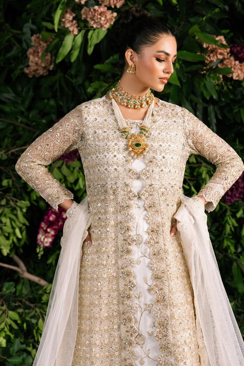 Maryum N Maria | Zircon Formals | JALEH - MS40076 - Rang-e-Khaas