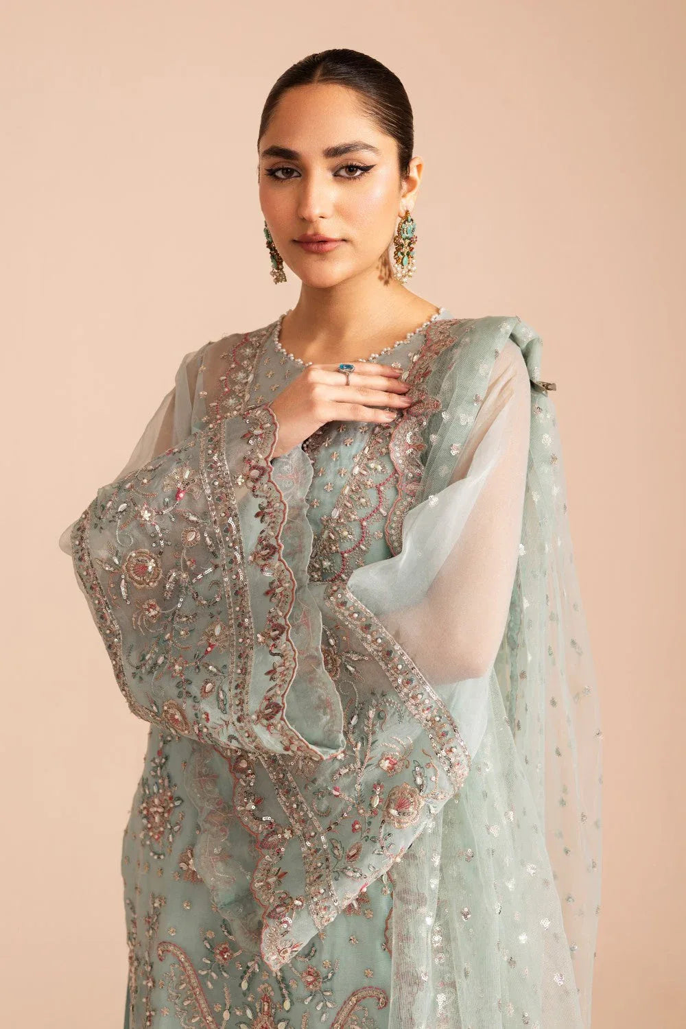 Maryum N Maria | Zircon Formals | NAHID - MS40078 - Rang-e-Khaas