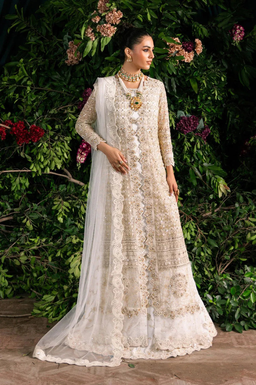 Maryum N Maria | Zircon Formals | JALEH - MS40076 - Rang-e-Khaas