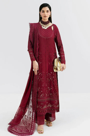 Imrozia Premium | Luxe Serene 25 | S-1089 SCARLET - Rang-e-Khaas