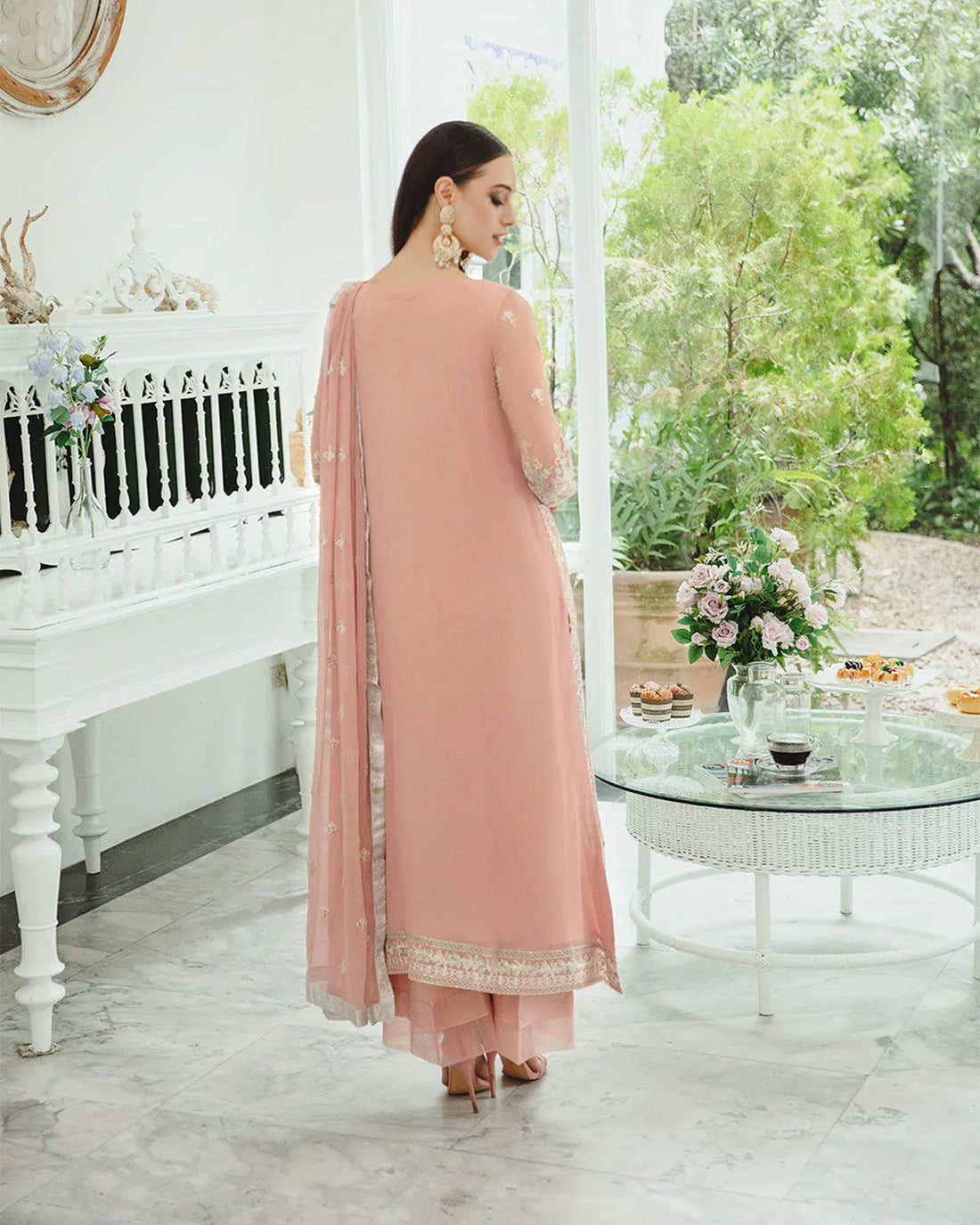 Maryum n Maria | Freesia Ariya Formals | SW23-503 - Pink Nude - Negar - Rang-e-Khaas