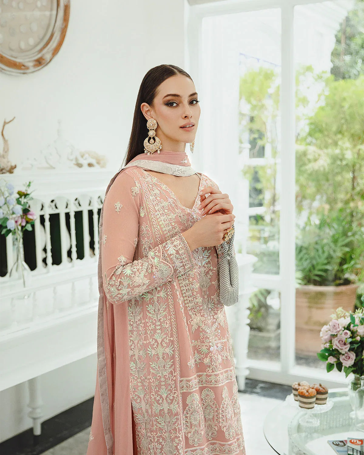 Maryum n Maria | Freesia Ariya Formals | SW23-503 - Pink Nude - Negar - Rang-e-Khaas