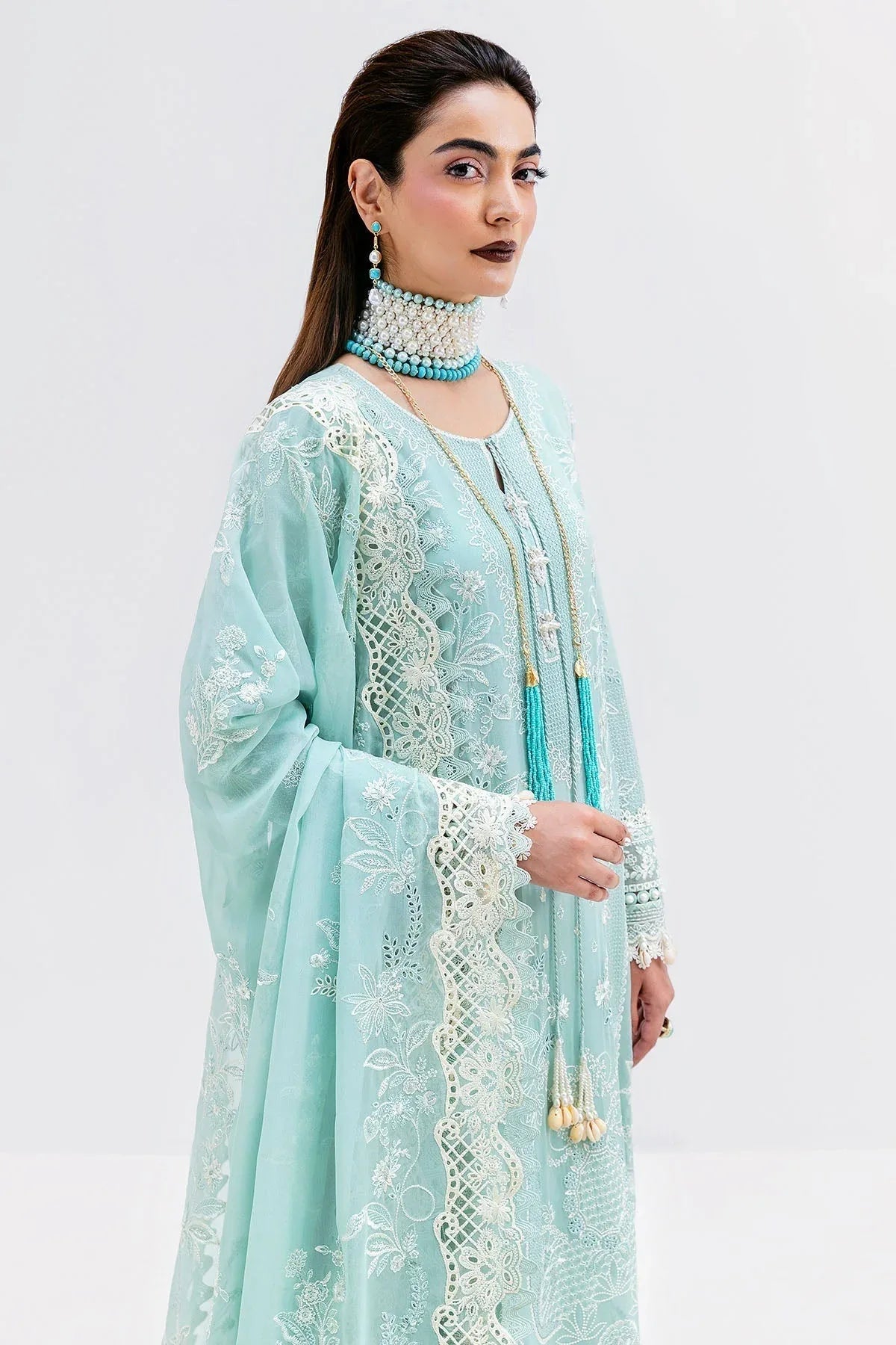 Imrozia Premium | Luxe Serene 25 | S-1087 AQUA - Rang-e-Khaas