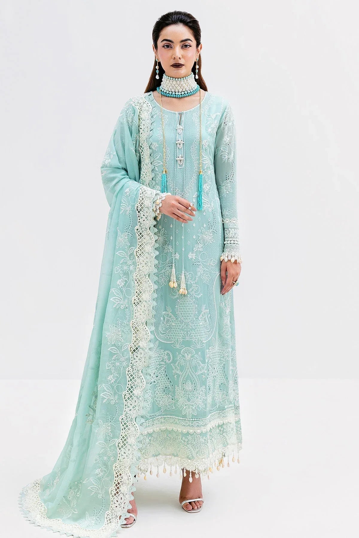 Imrozia Premium | Luxe Serene 25 | S-1087 AQUA - Rang-e-Khaas
