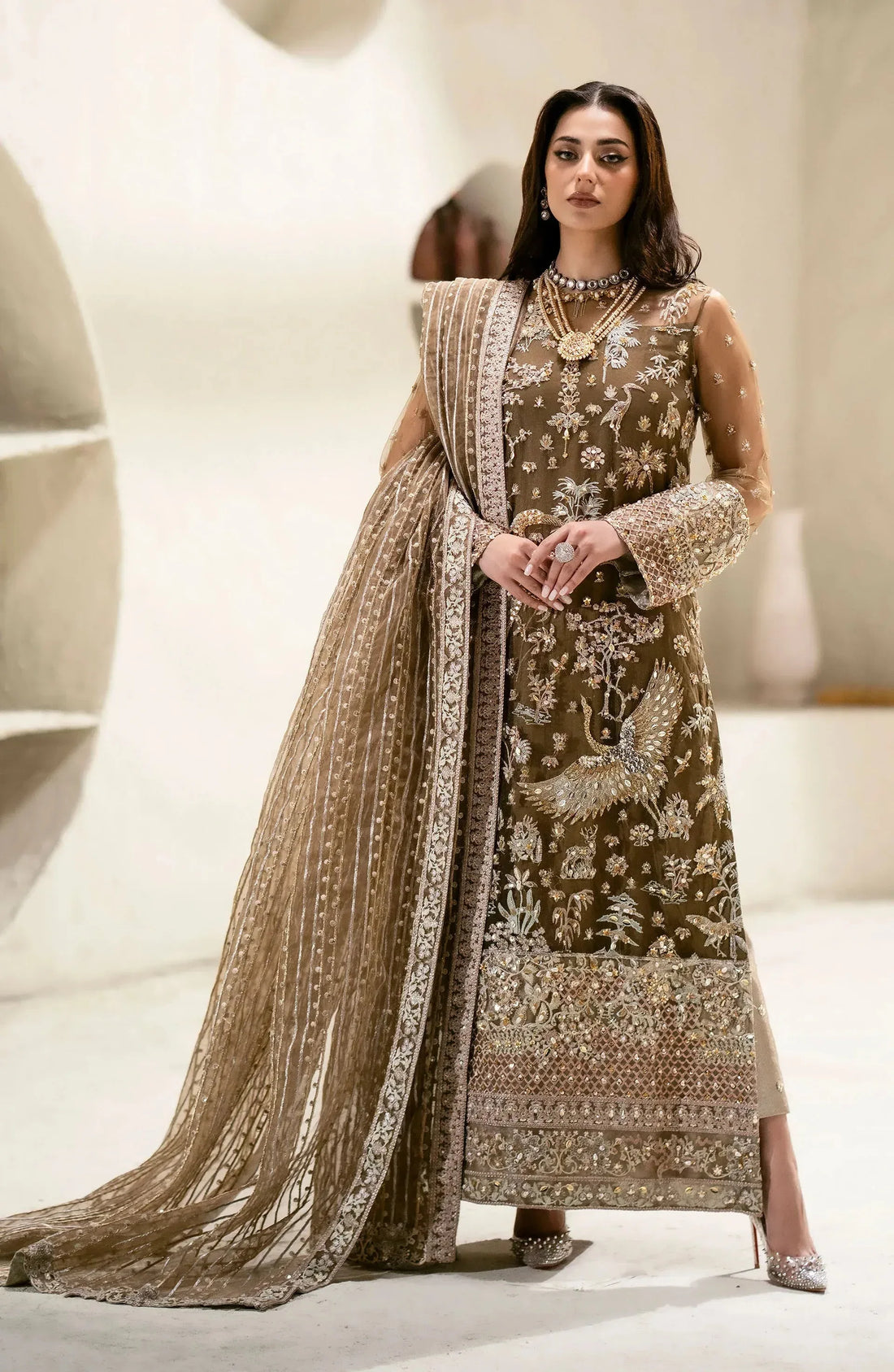 Maryum N Maria | Luxury Formals | HALEH - MW24-569 - Rang-e-Khaas