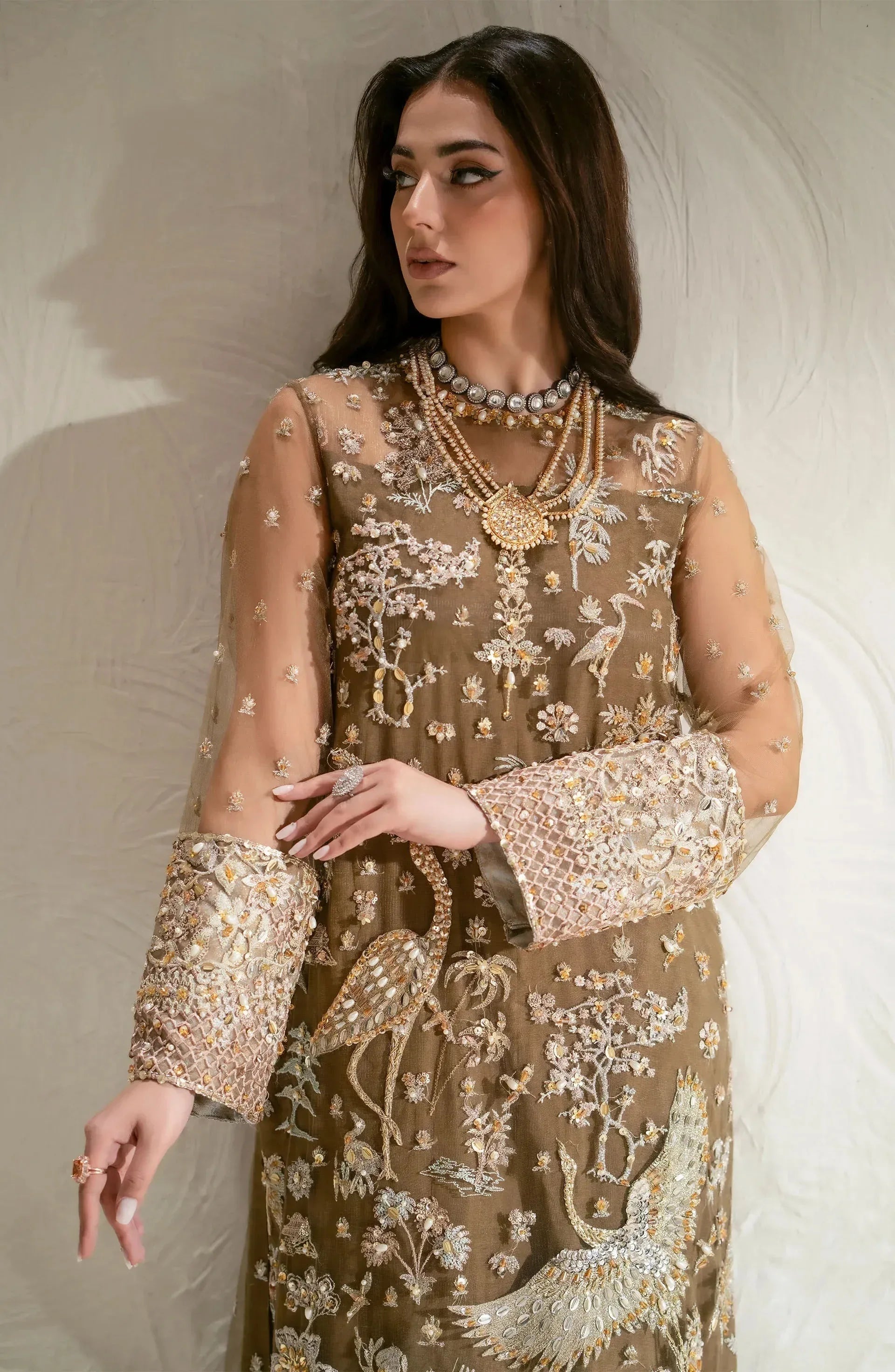 Maryum N Maria | Luxury Formals | HALEH - MW24-569 - Rang-e-Khaas