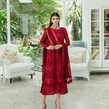 Maryum n Maria | Freesia Ariya Formals | SW23-506 - Crimson - Shadi