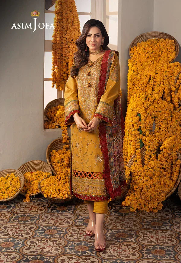 Asim Jofa | Aira Summer Prints | AJAR-28 - Rang-e-Khaas