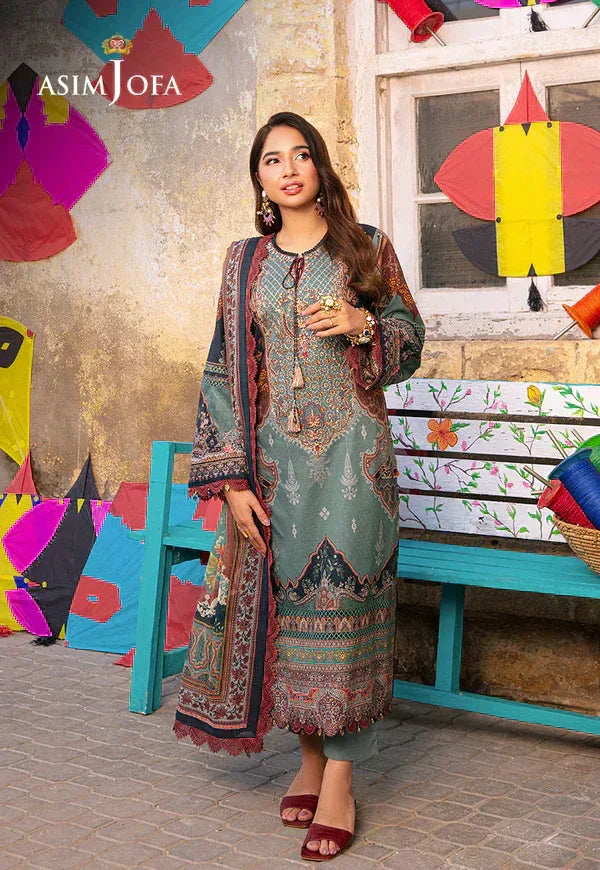 Asim Jofa | Aira Summer Prints | AJAR-01 - Rang-e-Khaas