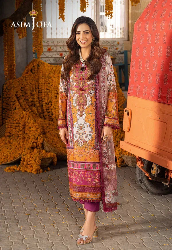 Asim Jofa | Aira Summer Prints | AJAR-04 - Rang-e-Khaas