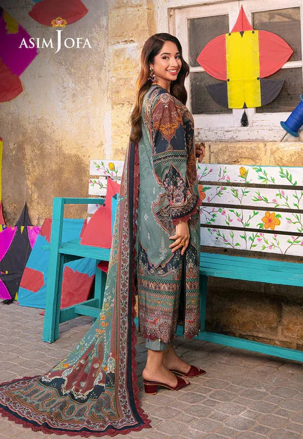 Asim Jofa | Aira Summer Prints | AJAR-01 - Rang-e-Khaas