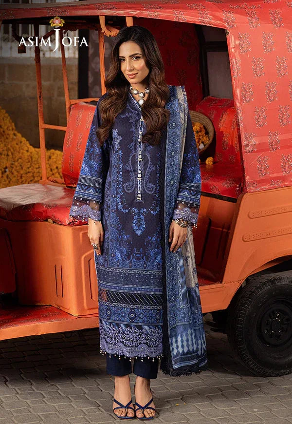 Asim Jofa | Aira Summer Prints | AJAR-09 - Rang-e-Khaas