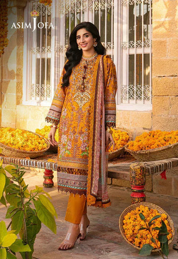 Asim Jofa | Aira Summer Prints | AJAR-15 - Rang-e-Khaas