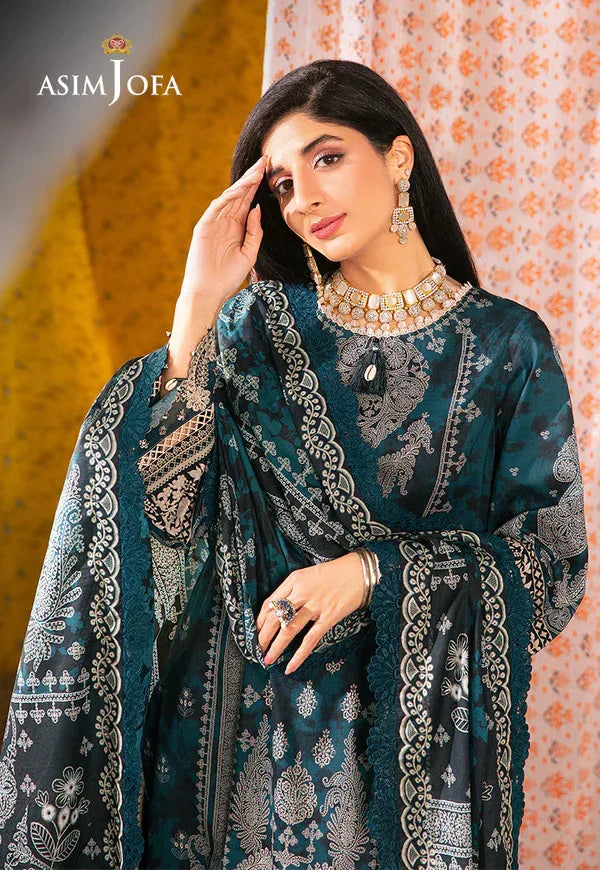 Asim Jofa | Aira Summer Prints | AJAR-25 - Rang-e-Khaas