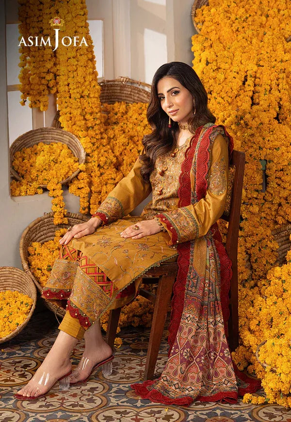 Asim Jofa | Aira Summer Prints | AJAR-28 - Rang-e-Khaas