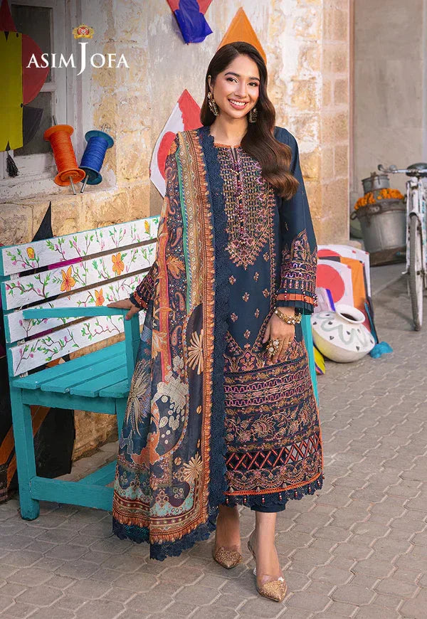 Asim Jofa | Aira Summer Prints | AJAR-36 - Rang-e-Khaas