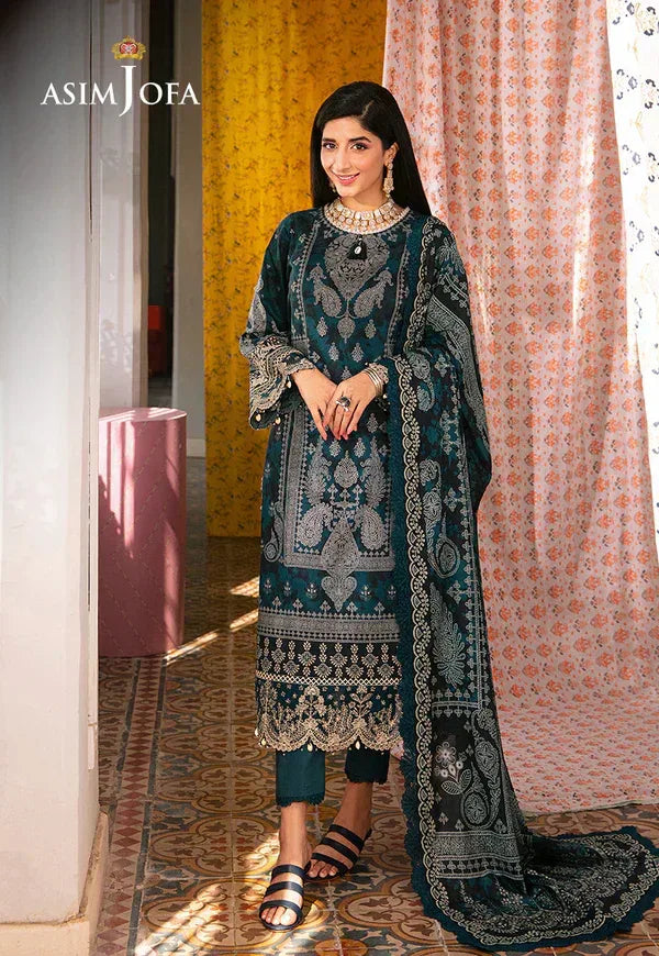 Asim Jofa | Aira Summer Prints | AJAR-25 - Rang-e-Khaas