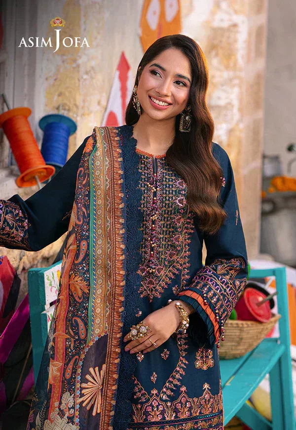 Asim Jofa | Aira Summer Prints | AJAR-36 - Rang-e-Khaas