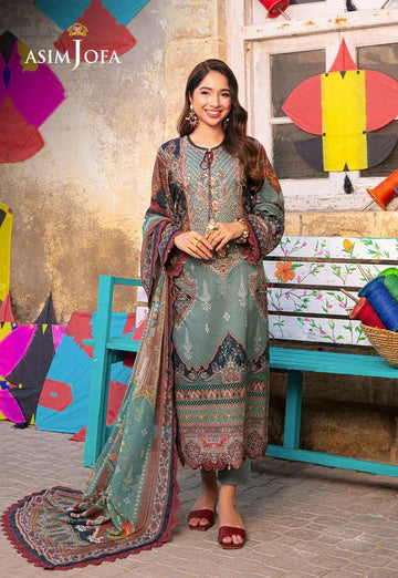 Asim Jofa | Aira Summer Prints | AJAR-01 - Rang-e-Khaas
