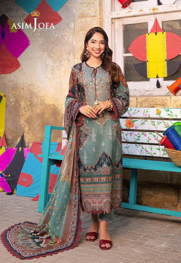Asim Jofa | Aira Summer Prints | AJAR-01 - Rang-e-Khaas
