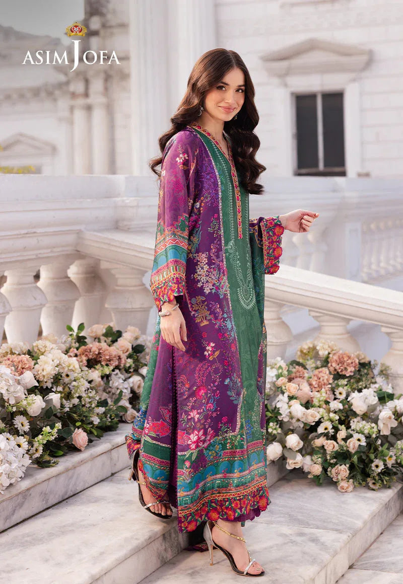 Asim Jofa | Charmuse Silk | AJRS-02 - Rang-e-Khaas