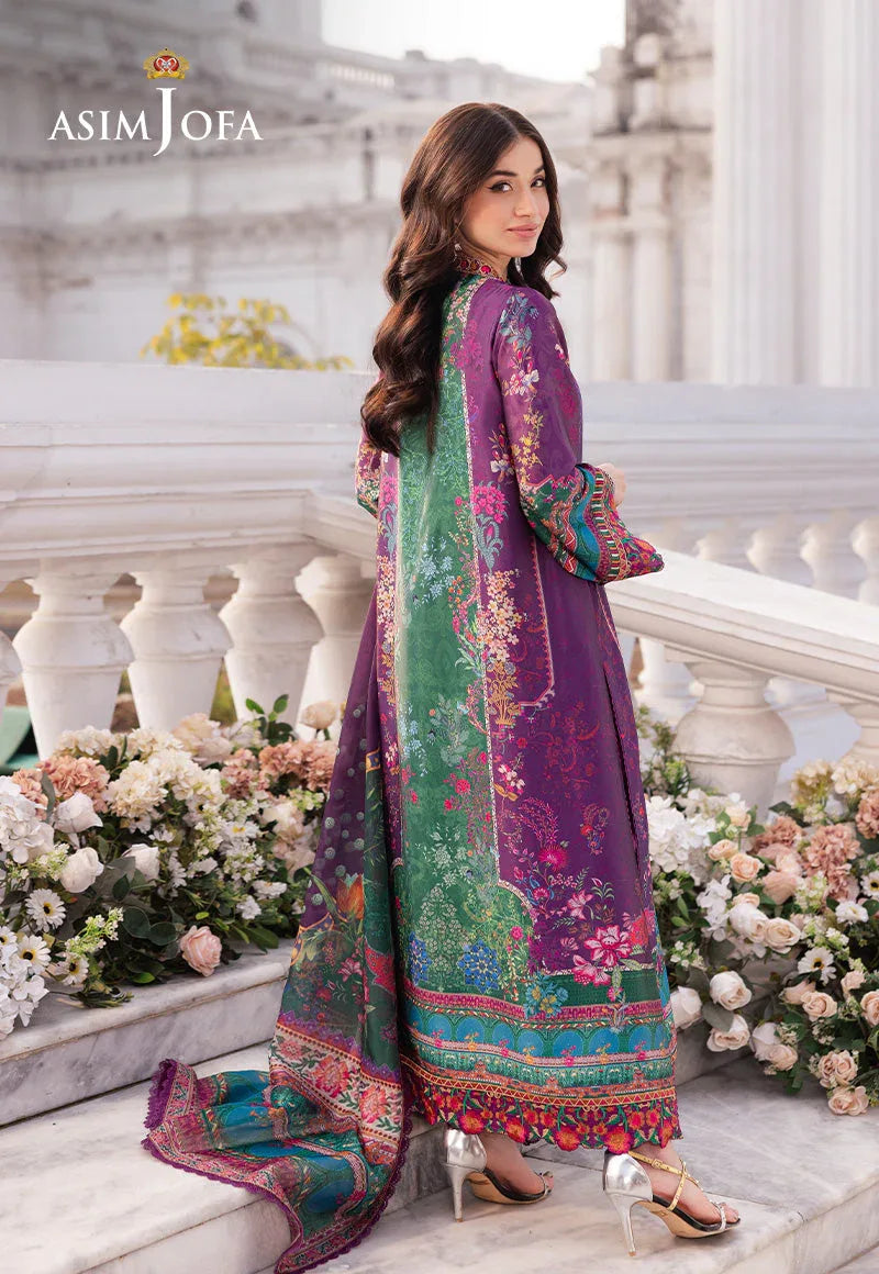 Asim Jofa | Charmuse Silk | AJRS-02 - Rang-e-Khaas