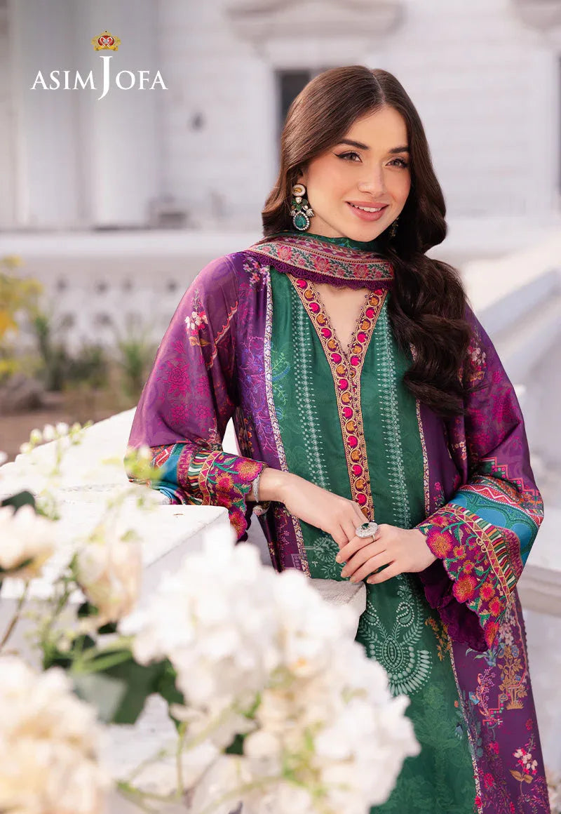 Asim Jofa | Charmuse Silk | AJRS-02 - Rang-e-Khaas