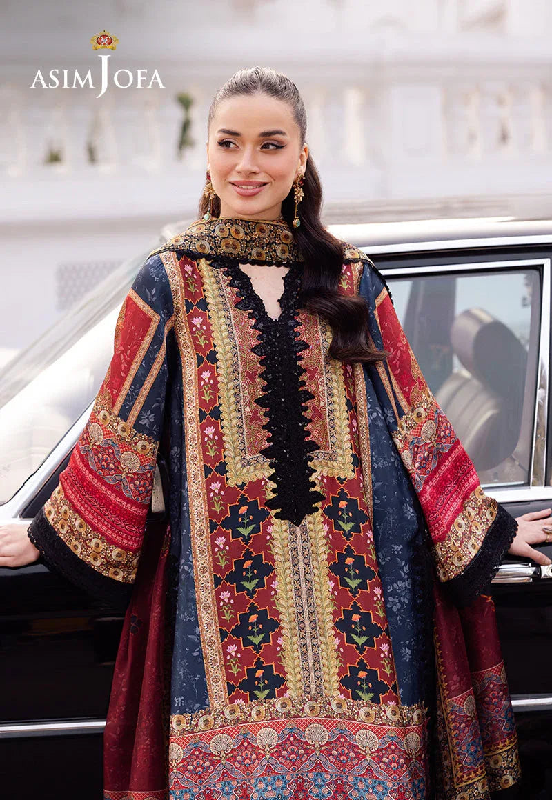 Asim Jofa | Charmuse Silk | AJRS-05 - Rang-e-Khaas