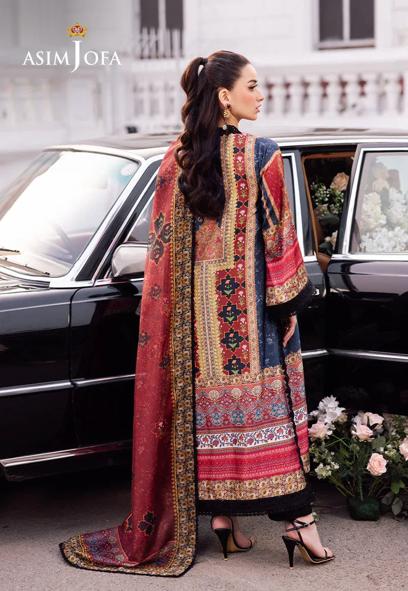 Asim Jofa | Charmuse Silk | AJRS-05 - Rang-e-Khaas