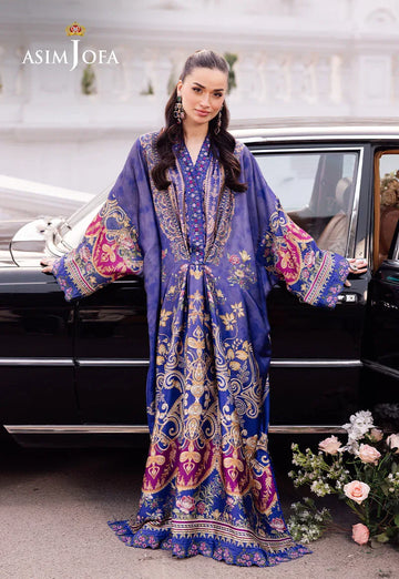 Asim Jofa | Charmuse Silk | AJRS-06 - Rang-e-Khaas