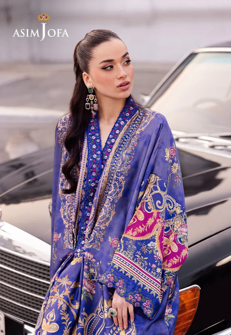 Asim Jofa | Charmuse Silk | AJRS-06 - Rang-e-Khaas