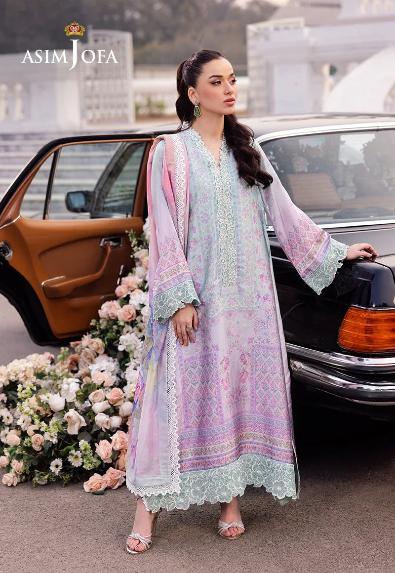 Asim Jofa | Charmuse Silk | AJRS-07 - Rang-e-Khaas