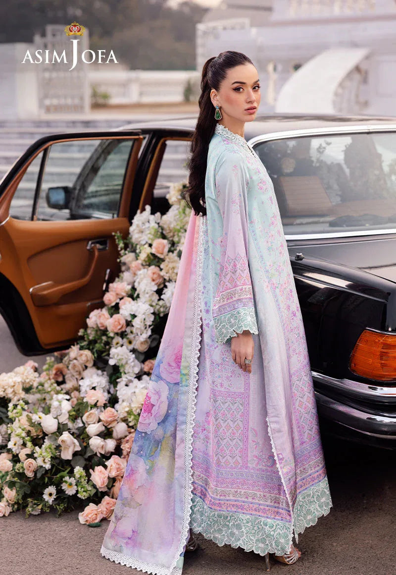 Asim Jofa | Charmuse Silk | AJRS-07 - Rang-e-Khaas