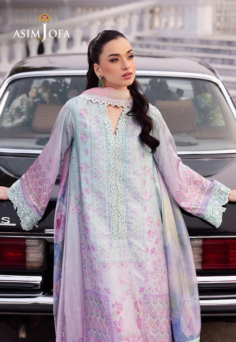 Asim Jofa | Charmuse Silk | AJRS-07 - Rang-e-Khaas