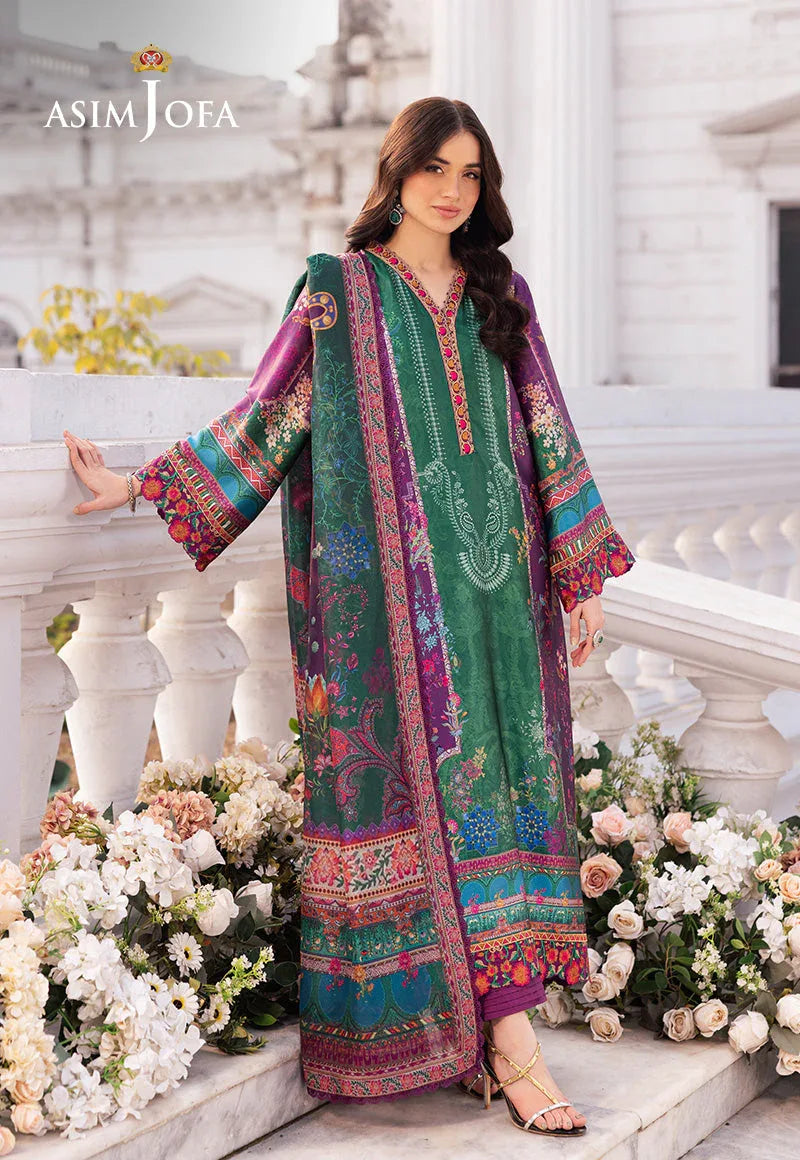 Asim Jofa | Charmuse Silk | AJRS-02 - Rang-e-Khaas