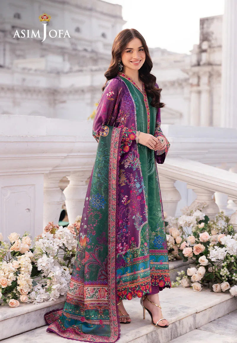 Asim Jofa | Charmuse Silk | AJRS-02 - Rang-e-Khaas