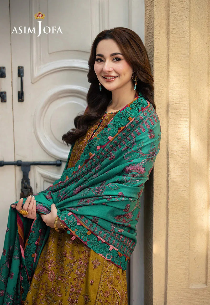 Asim Jofa | Pashmina Shawl 24 | AJKI-04 - Rang-e-Khaas