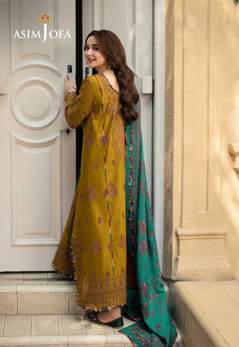 Asim Jofa | Pashmina Shawl 24 | AJKI-04 - Rang-e-Khaas