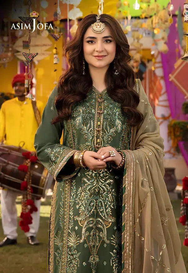 Asim Jofa | Dastaan Collection 24 | AJDA-26 - Rang-e-Khaas