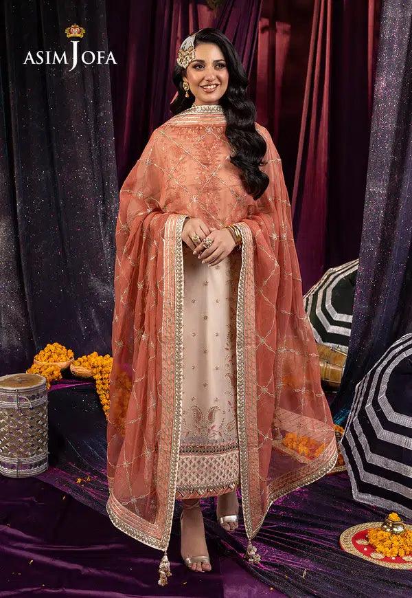 Asim Jofa | Dastaan Collection 24 | AJDA-13 - Rang-e-Khaas