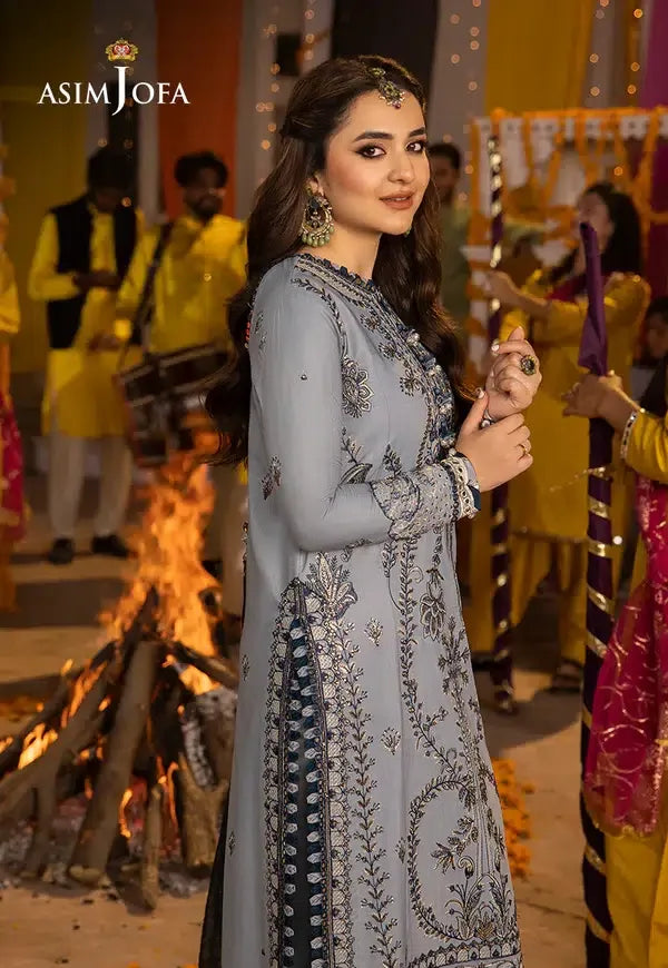 Asim Jofa | Dastaan Collection 24 | AJDA-08 - Rang-e-Khaas