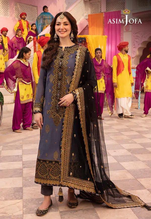 Asim Jofa | Dastaan Collection 24 | AJDA-10 - Rang-e-Khaas