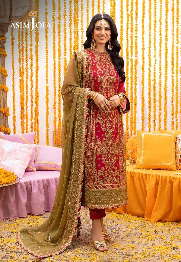 Asim Jofa | Dastaan Collection 24 | AJDA-29 - Rang-e-Khaas