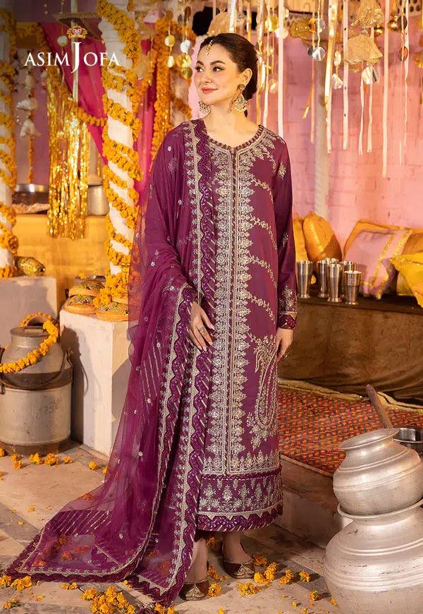 Asim Jofa | Dastaan Collection 24 | AJDA-18 - Rang-e-Khaas