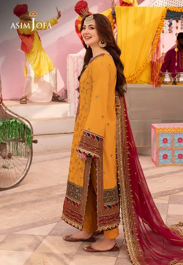 Asim Jofa | Dastaan Collection 24 | AJDA-25 - Rang-e-Khaas