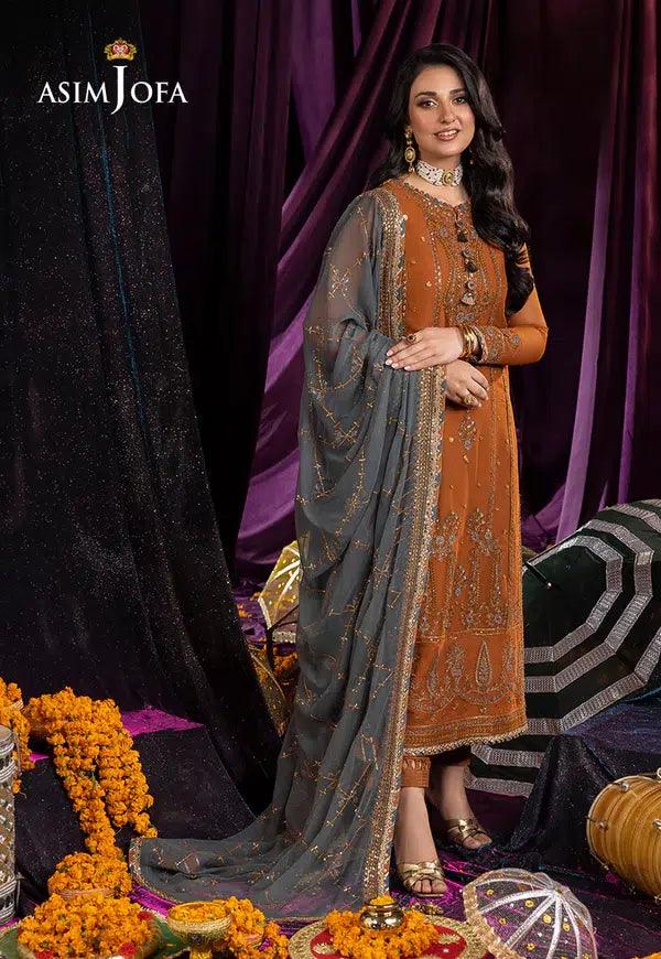 Asim Jofa | Dastaan Collection 24 | AJDA-15 - Rang-e-Khaas