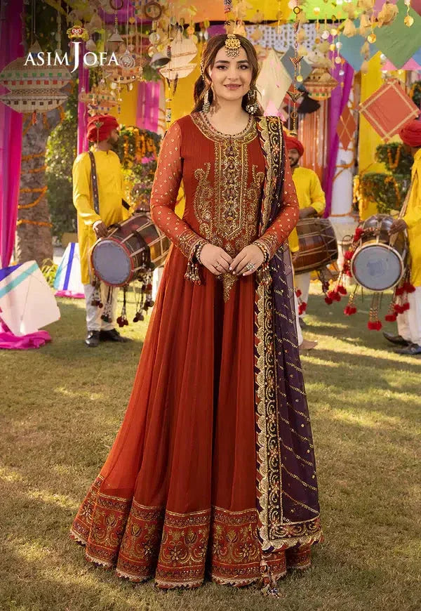 Asim Jofa | Dastaan Collection 24 | AJDA-19 - Rang-e-Khaas