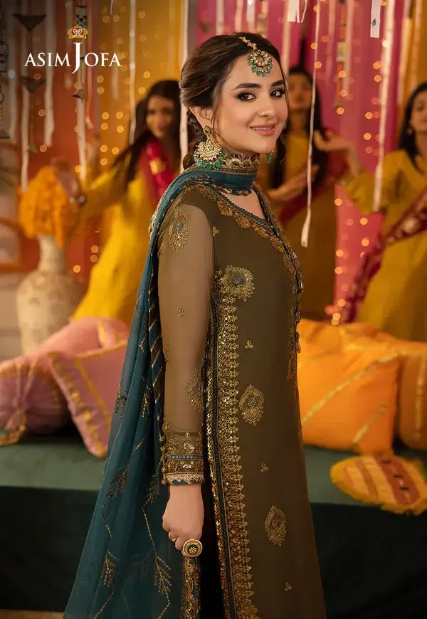Asim Jofa | Dastaan Collection 24 | AJDA-16 - Rang-e-Khaas