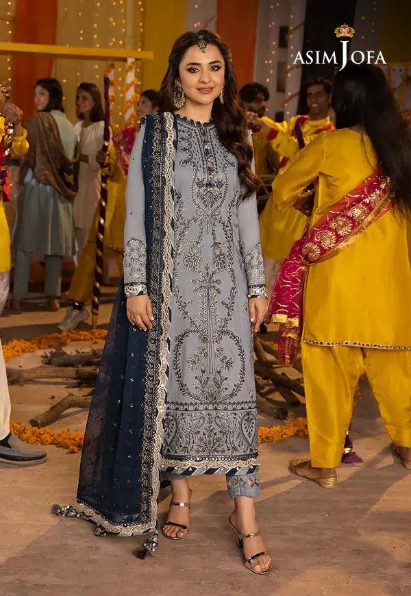 Asim Jofa | Dastaan Collection 24 | AJDA-08 - Rang-e-Khaas