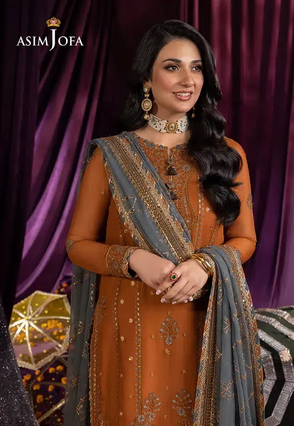 Asim Jofa | Dastaan Collection 24 | AJDA-15 - Rang-e-Khaas